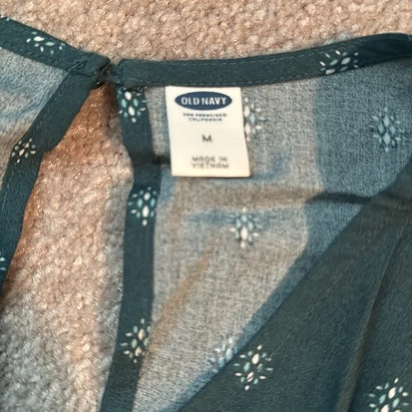 Old Navy Teal Sleeveless Dress - Picture 2 of 5